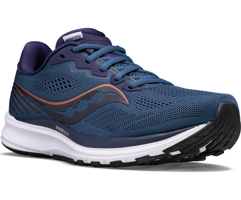 Saucony Ride 14 Women's Running Shoes Navy | Canada 193AHKP